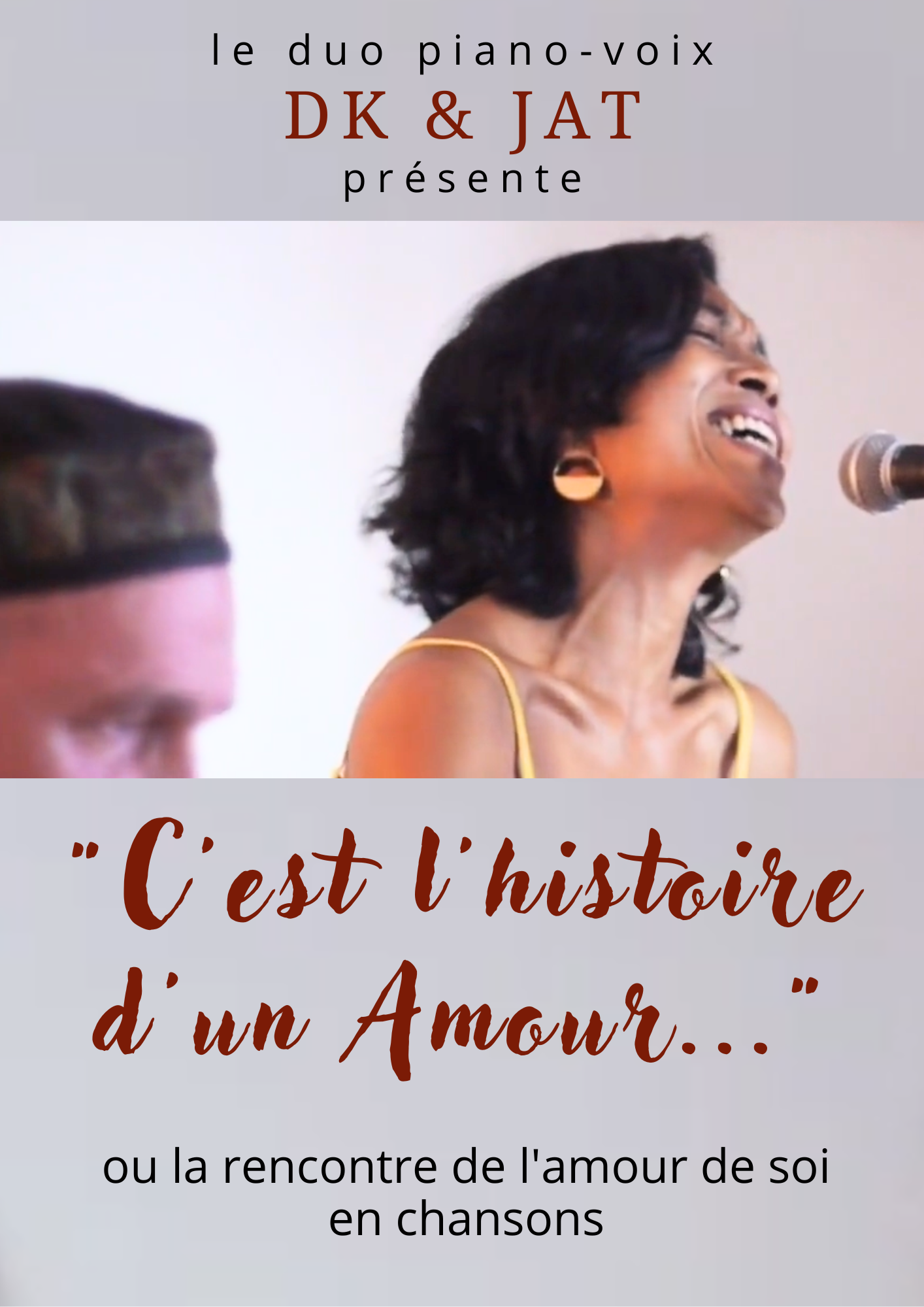 Flyer du spectacle C'est l'histoire d'un Amour - Recto